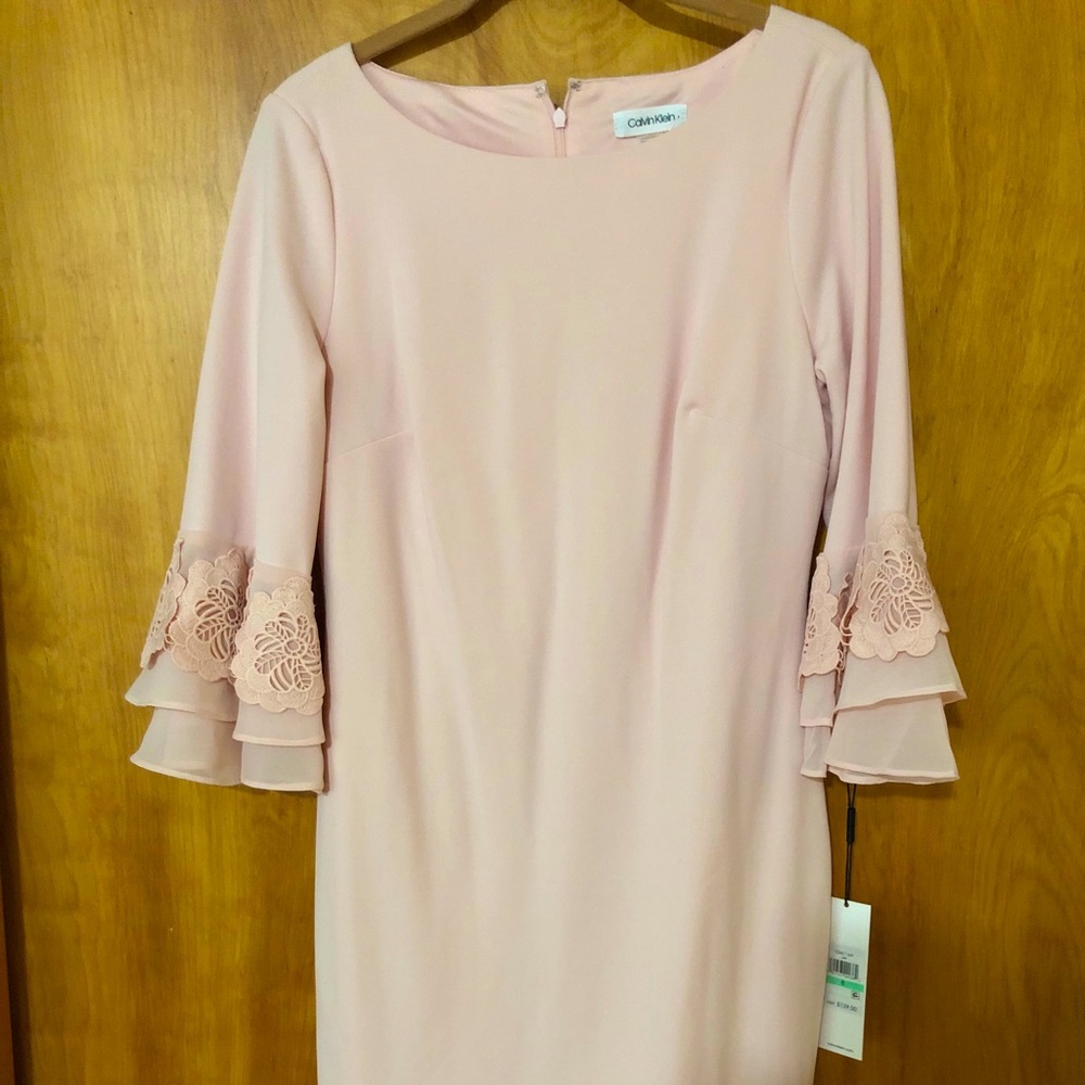 Brand New with tags. Calvin Klein Rum Pink Dress